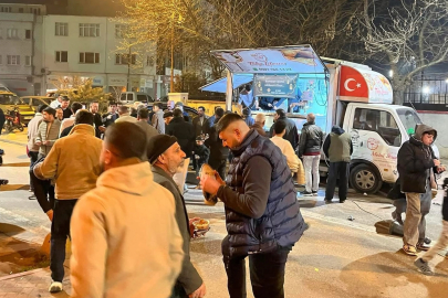 Edirne Keşan'da AK Parti'den hayır lokması